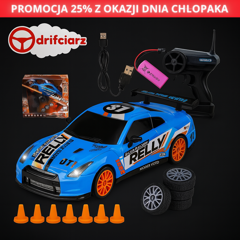 DRIFCIARZ - Zdalnie sterowany mistrz zakrętów